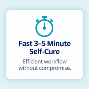 Fast 3-5 Minute Self-Cure - Efficient Workflow Without Compromise